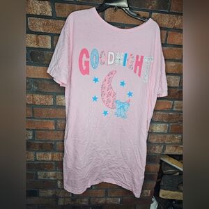 Hugger vintage pink "goodnight moon" night gown